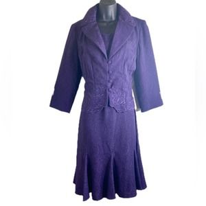 DANNY & NICOLE DRESS & BLAZER SUIT